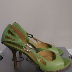 Green heels size 39